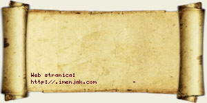 Ana Kovjanić vizit kartica